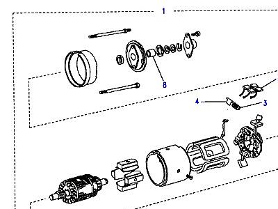 G04160 STARTER MOTOR BOSCH  Defender (L316)