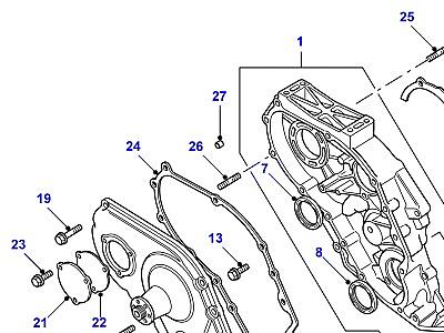 G05070 FRONT COVER  Defender (L316)