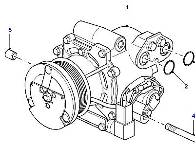 G06005 СИСТЕМА КОНДИЦИОНИРОВАНИЯ COMPRESSOR  Defender (L316)