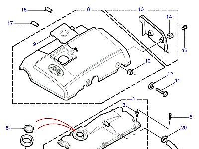 G06015 CAM COVER  Defender (L316)