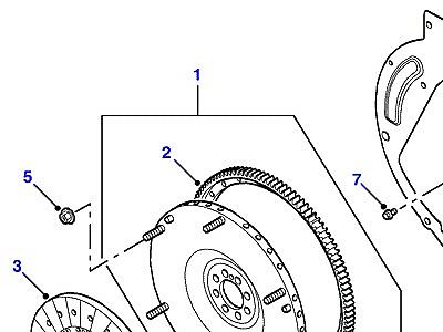 G06085 FLYWHEEL - MANUAL  Defender (L316)