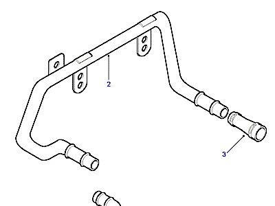 G06105 HEATER PIPES  Defender (L316)