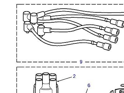 G07100 DISTRIBUTOR, LEADS, COIL & PLUGS  Defender (L316)