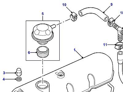 G07170 ROCKER COVER & BREATHER  Defender (L316)