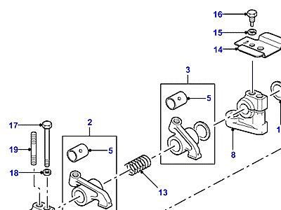 G07175 ROCKER SHAFT  Defender (L316)