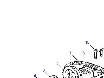 G08030 CAMSHAFT TIMING CHAIN  Defender (L316)
