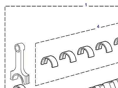 G08060 CRANKSHAFT & BEARINGS  Defender (L316)