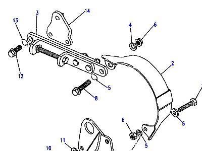 G09055 ALTERNATOR FIXINGS  Defender (L316)