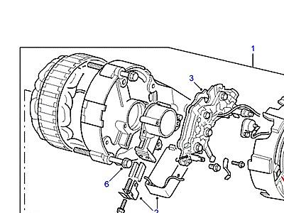 G09070 ALTERNATOR - 65AMP  Defender (L316)