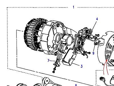 G09075 ALTERNATOR-A133/65AMP  Defender (L316)
