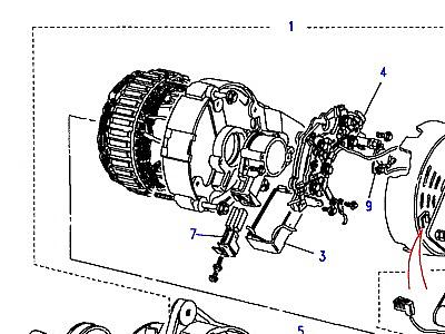 G09080 ALTERNATOR-BATTERY SENSED  Defender (L316)