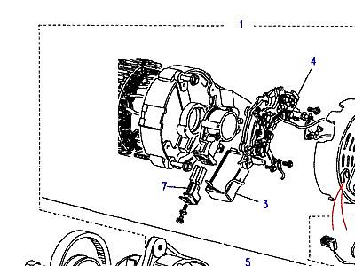 G09090 ALTERNATOR-IGNITION SENSED  Defender (L316)