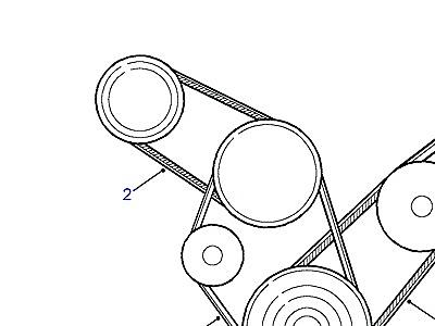 G09170 DRIVE BELT  Defender (L316)