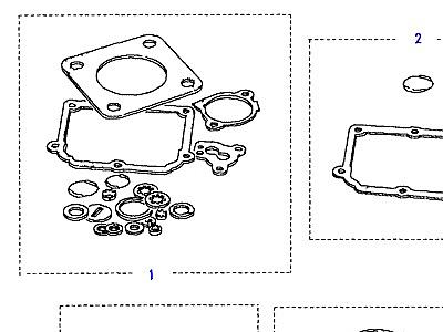 G09230 GASKET KITS-CARBURETTER  Defender (L316)