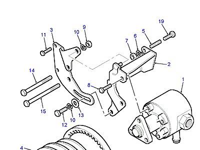 G09285 POWER STEERING PUMP & MOUNTINGS  Defender (L316)