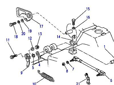 G09320 THROTTLE LINKAGE-STROMBERG  Defender (L316)