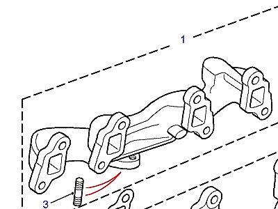 G10050 ВЫПУСКНОЙ КОЛЛЕКТОР  Defender (L316)