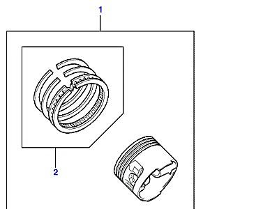 G10090 PISTON,CONNECTING ROD & BEARINGS  Defender (L316)