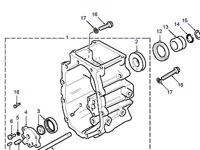J01025 EXTENSION CASE & OIL PUMP TO SUFFIX F INCLUSIVE  Defender (L316)