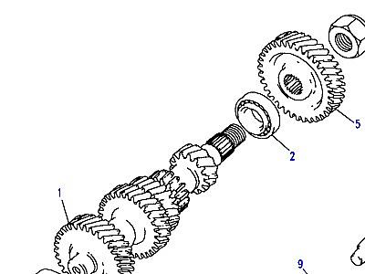 J01050 LAYSHAFT - FROM SUFFIX F  Defender (L316)