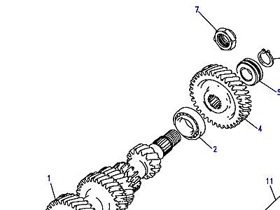 J01055 LAYSHAFT -TO SUFFIX E INCLUSIVE  Defender (L316)