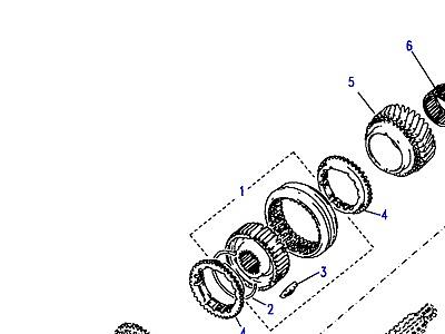 J01070 MAINSHAFT GEARS 3/4TH  Defender (L316)