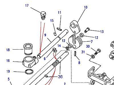 J01075 SELECTORS & YOKE В СБОРЕ  Defender (L316)
