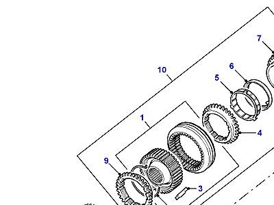 J03085 MAINSHAFT GEARS 3RD/4TH  Defender (L316)