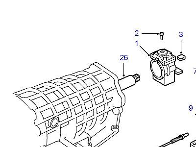 J04055 GOVERNOR & EXTENSION HOUSING  Defender (L316)