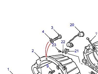 J04075 TORQUE CONVERTOR & HOUSING  Defender (L316)