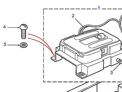 K01020 AUTO SELECTOR MOUNTING  Defender (L316)