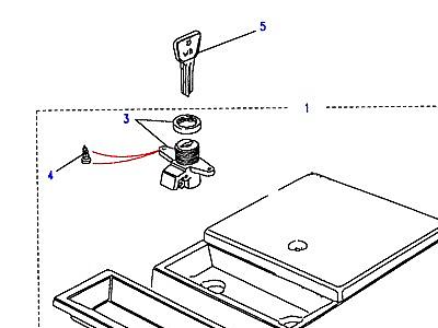 K01080 CUBBY BOX-SQUARE FRONT-DETACHABLE TRAY  Defender (L316)
