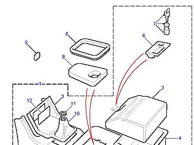 K01090 CUBBY BOX  Defender (L316)