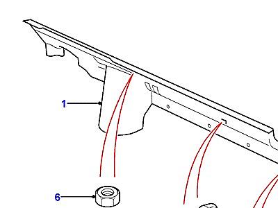 K01105 ПАНЕЛЬ ПРИБОРОВ MOULDING-TO (V) 1A999999  Defender (L316)