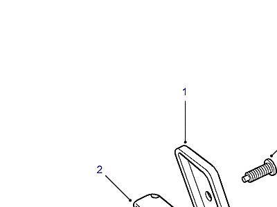 K01110 FOOTREST-AUTOMATIC  Defender (L316)