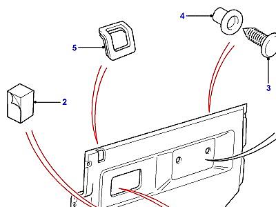 K01170 REAR SIDE DOOR CASING  Defender (L316)