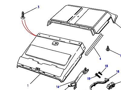 K01175 ROOF TRIM  Defender (L316)