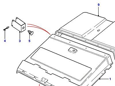 K01180 ROOF TRIM  Defender (L316)