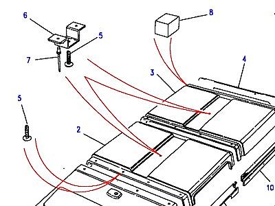 K01190 ROOF TRIM  Defender (L316)