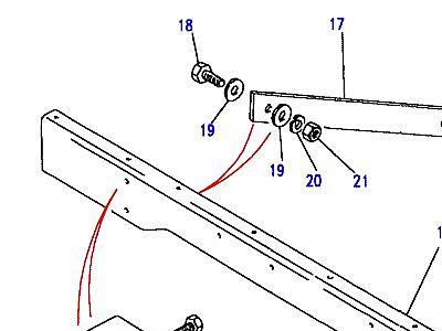N01045 FRONT SEAT - CAB BASE ANCHORAGE  Defender (L316)
