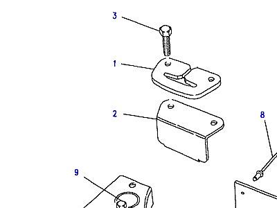 N01075 FRONT SEATS-SAFETY HARNESS ANCHORAGE-TO (V) MA962814  Defender (L316)