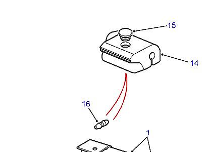 N01125 SOFT TOP FRONT SEAT ANCHORAGE RAIL  Defender (L316)