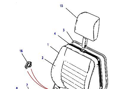 N02024 FRONT SEAT - WITH HEADRESTRAINT  Defender (L316)