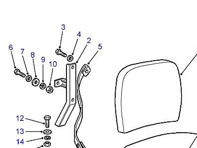 N02065 REAR INWARD FACING-INDIVIDUAL  Defender (L316)