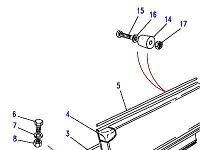 N02075 REAR INWARD FACING-TWO SEATER BENCH  Defender (L316)