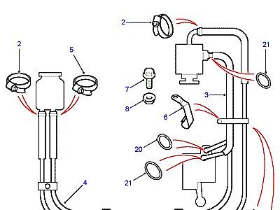 P01010 POWER STEERING PIPES  Defender (L316)