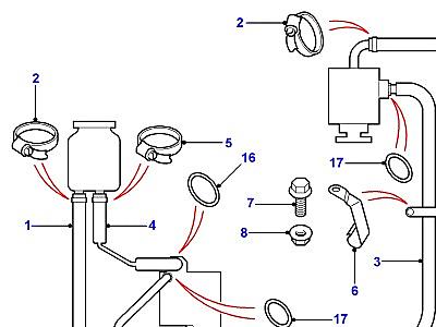 P01015 POWER STEERING PIPES  Defender (L316)