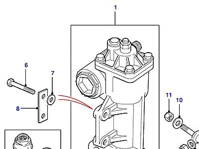 P01050 STEERING BOX-MANUAL-ADWEST  Defender (L316)