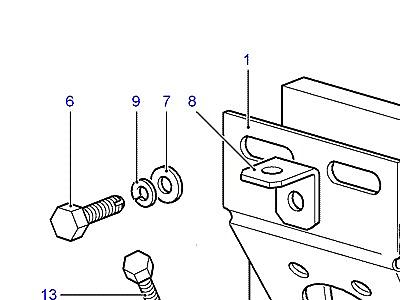 P02010 STEERING COLUMN TOP SUPPORT  Defender (L316)