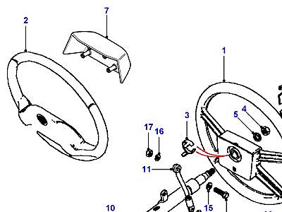 P02020 STEERING WHEEL & COLUMN-TO (V) MA962814  Defender (L316)